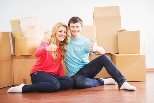 Commercial removals support for an office move near Bow